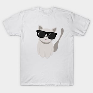 Cat wearing sunglasses T-Shirt